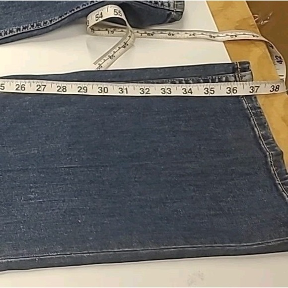 Levis 559 Jeans Mens Tag 38X36 Measures 40X37 Relaxed Straight Blue Dark Wash - Picture 11 of 13